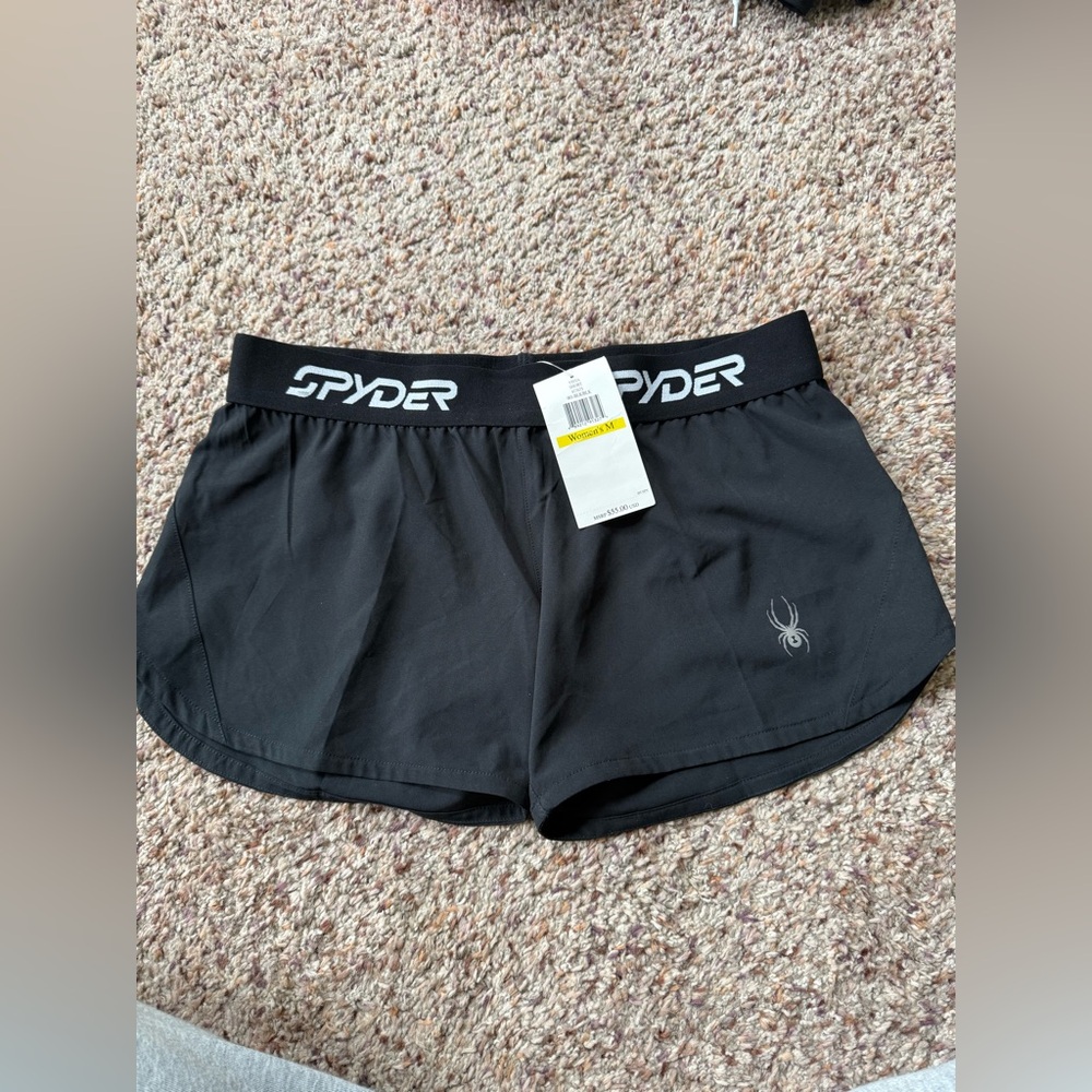 Spyder Women's Black Athletic Shorts